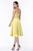Modern A-line Sleeveless Zip up Tea Length Plus Size Bridesmaid Dresses