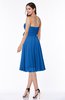 Modern A-line Sleeveless Zip up Tea Length Plus Size Bridesmaid Dresses