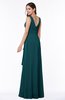 Vintage Sleeveless Zipper Floor Length Sash Plus Size Bridesmaid Dresses