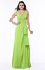 Vintage Sleeveless Zipper Floor Length Sash Plus Size Bridesmaid Dresses