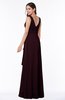 Vintage Sleeveless Zipper Floor Length Sash Plus Size Bridesmaid Dresses