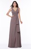 Vintage Sleeveless Zipper Floor Length Sash Plus Size Bridesmaid Dresses