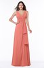 Vintage Sleeveless Zipper Floor Length Sash Plus Size Bridesmaid Dresses