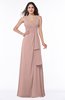 Vintage Sleeveless Zipper Floor Length Sash Plus Size Bridesmaid Dresses