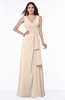 Vintage Sleeveless Zipper Floor Length Sash Plus Size Bridesmaid Dresses