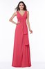 Vintage Sleeveless Zipper Floor Length Sash Plus Size Bridesmaid Dresses