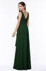 Vintage Sleeveless Zipper Floor Length Sash Plus Size Bridesmaid Dresses