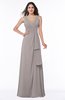 Vintage Sleeveless Zipper Floor Length Sash Plus Size Bridesmaid Dresses