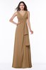 Vintage Sleeveless Zipper Floor Length Sash Plus Size Bridesmaid Dresses