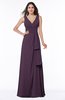 Vintage Sleeveless Zipper Floor Length Sash Plus Size Bridesmaid Dresses