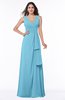 Vintage Sleeveless Zipper Floor Length Sash Plus Size Bridesmaid Dresses