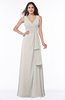 Vintage Sleeveless Zipper Floor Length Sash Plus Size Bridesmaid Dresses