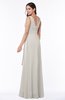 Vintage Sleeveless Zipper Floor Length Sash Plus Size Bridesmaid Dresses