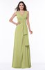 Vintage Sleeveless Zipper Floor Length Sash Plus Size Bridesmaid Dresses