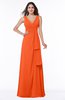 Vintage Sleeveless Zipper Floor Length Sash Plus Size Bridesmaid Dresses