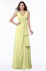 Vintage Sleeveless Zipper Floor Length Sash Plus Size Bridesmaid Dresses