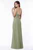 Gorgeous A-line Zipper Floor Length Ruching Plus Size Bridesmaid Dresses
