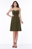 Cute Strapless Zipper Chiffon Ruching Plus Size Bridesmaid Dresses