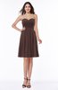 Cute Strapless Zipper Chiffon Ruching Plus Size Bridesmaid Dresses