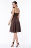 Cute Strapless Zipper Chiffon Ruching Plus Size Bridesmaid Dresses