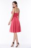 Cute Strapless Zipper Chiffon Ruching Plus Size Bridesmaid Dresses