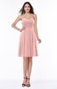Cute Strapless Zipper Chiffon Ruching Plus Size Bridesmaid Dresses