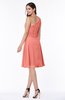Informal A-line Asymmetric Neckline Sleeveless Chiffon Ruching Plus Size Bridesmaid Dresses