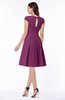 Elegant Jewel Chiffon Knee Length Sash Plus Size Bridesmaid Dresses