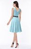 Elegant A-line V-neck Zip up Chiffon Plus Size Bridesmaid Dresses