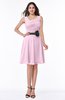 Elegant A-line V-neck Zip up Chiffon Plus Size Bridesmaid Dresses
