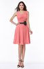Elegant A-line V-neck Zip up Chiffon Plus Size Bridesmaid Dresses