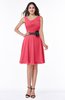 Elegant A-line V-neck Zip up Chiffon Plus Size Bridesmaid Dresses