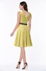 Elegant A-line V-neck Zip up Chiffon Plus Size Bridesmaid Dresses