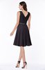Elegant A-line V-neck Zip up Chiffon Plus Size Bridesmaid Dresses