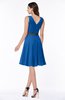 Elegant A-line V-neck Zip up Chiffon Plus Size Bridesmaid Dresses