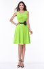 Elegant A-line V-neck Zip up Chiffon Plus Size Bridesmaid Dresses
