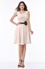 Elegant A-line V-neck Zip up Chiffon Plus Size Bridesmaid Dresses