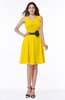 Elegant A-line V-neck Zip up Chiffon Plus Size Bridesmaid Dresses