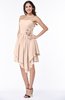 Casual Sleeveless Half Backless Chiffon Asymmetric Ribbon Plus Size Bridesmaid Dresses