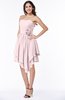 Casual Sleeveless Half Backless Chiffon Asymmetric Ribbon Plus Size Bridesmaid Dresses