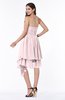 Casual Sleeveless Half Backless Chiffon Asymmetric Ribbon Plus Size Bridesmaid Dresses