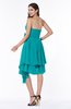 Casual Sleeveless Half Backless Chiffon Asymmetric Ribbon Plus Size Bridesmaid Dresses