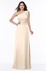 Elegant A-line Asymmetric Neckline Sleeveless Floor Length Sash Plus Size Bridesmaid Dresses