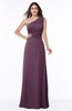 Elegant A-line Asymmetric Neckline Sleeveless Floor Length Sash Plus Size Bridesmaid Dresses