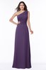 Elegant A-line Asymmetric Neckline Sleeveless Floor Length Sash Plus Size Bridesmaid Dresses