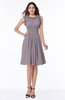 Elegant A-line Zipper Chiffon Knee Length Plus Size Bridesmaid Dresses
