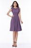 Elegant A-line Zipper Chiffon Knee Length Plus Size Bridesmaid Dresses