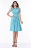 Elegant A-line Zipper Chiffon Knee Length Plus Size Bridesmaid Dresses