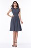 Elegant A-line Zipper Chiffon Knee Length Plus Size Bridesmaid Dresses