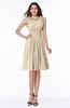 Elegant A-line Zipper Chiffon Knee Length Plus Size Bridesmaid Dresses